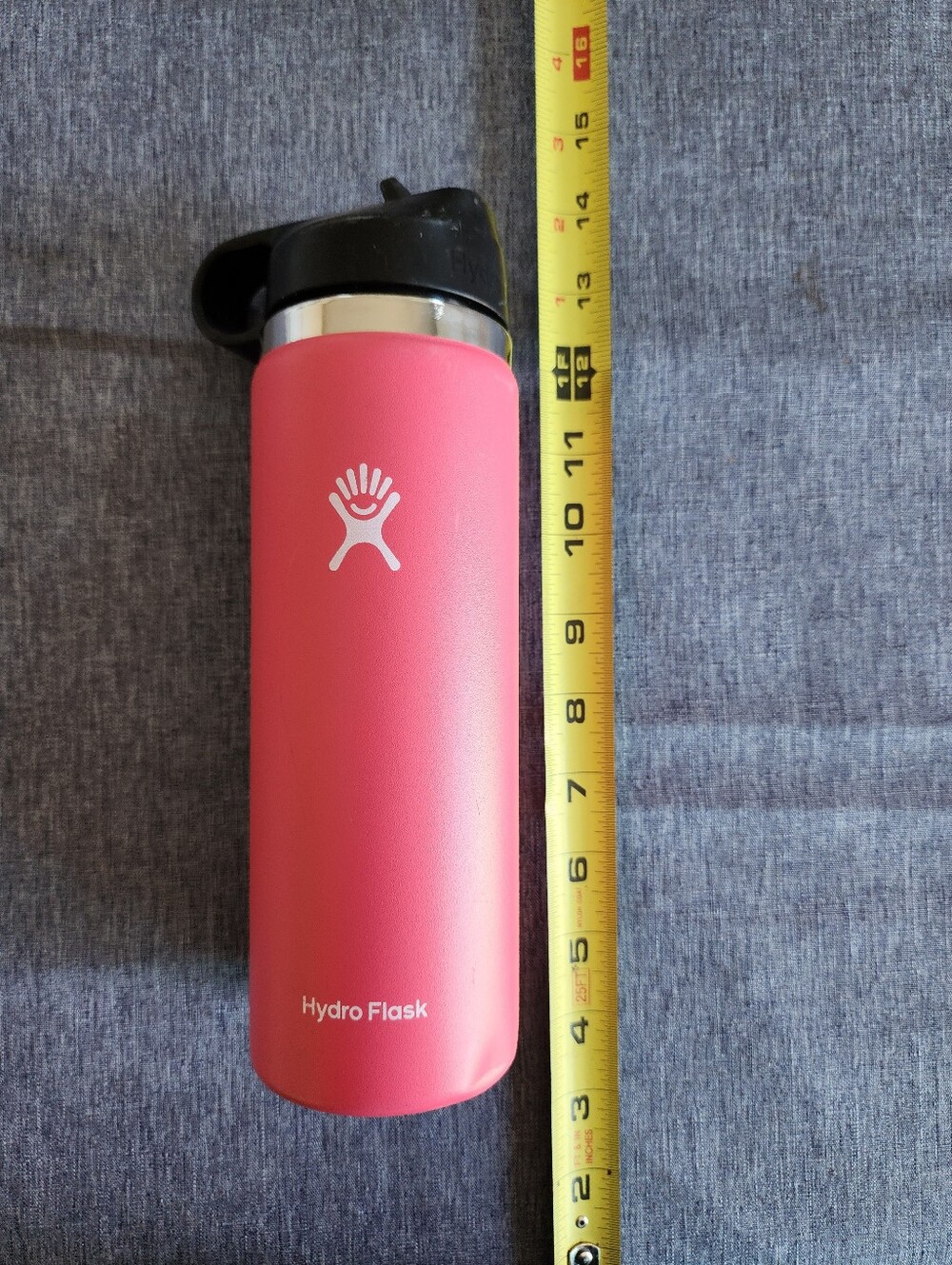 Hydro Flask Insulated Stainless Steel Travel Water Bottle 20oz - Pink  Pre Owned